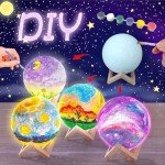 DIY 3D Moon Light Painting Kit for Kids