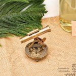 Nautical Brass Telescope Compass for Home Decor