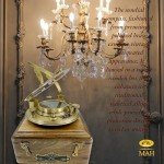 Brass Nautical Sundial Compass - Vintage Style Gift