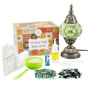 DIY Turkish Mosaic Lamp Kit for Table or Bedside