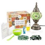 DIY Turkish Mosaic Lamp Kit for Table or Bedside