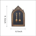 Vintage Wall Sculpture with Spoon and Fork Design