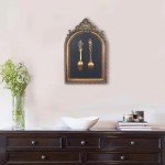Vintage Wall Sculpture with Spoon and Fork Design