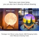 DIY 3D Moon Light Painting Kit for Kids