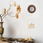 Vintage Mini 3x3 Round Picture Frame - Bronze Gold