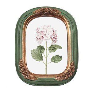 Vintage Mini Floral Picture Frame - 2.5x3.5 Inches