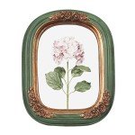 Vintage Mini Floral Picture Frame - 2.5x3.5 Inches