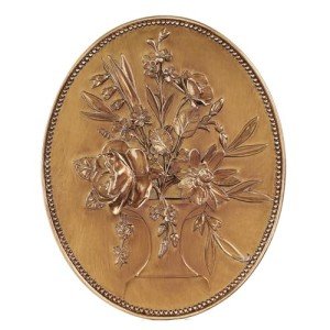 Vintage Gold Flower Wall Art Sculpture Decor