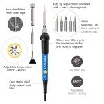 Versatile 21-in-1 Soldering Iron Kit, 60W