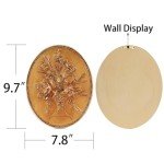 Gold Flower Wall Art Sculpture for Home Decor