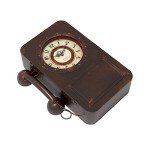 Retro Wall Clock with Hidden Safe for Decor