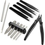 12-Piece Metal Model Tool Kit for DIY Projects