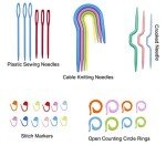 JUPEAN Knitting and Crochet Supplies Kit