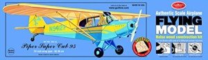 Guillow’s Blue Laser Cut Piper Super Cub Model