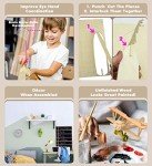 3D Wooden Nieuport 17 Airplane Puzzle Kit