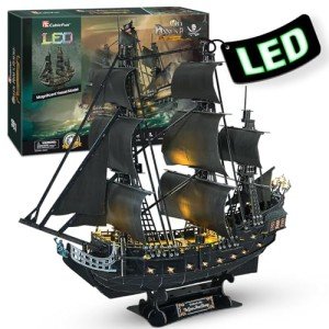 3D Pirate Ship Puzzle for Adults - 340 Pcs