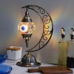 DIY Turkish Mosaic Moon Lamp Making Kit