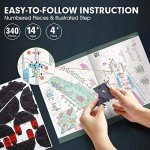 3D Pirate Ship Puzzle for Adults - 340 Pcs