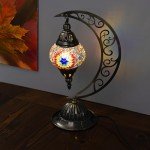 DIY Turkish Mosaic Moon Lamp Making Kit