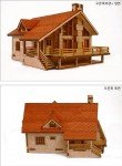 Wooden Garden House Model Kit with Deck