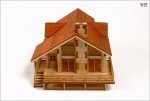 Wooden Garden House Model Kit with Deck