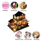 Miniature Wooden Dollhouse DIY Kit – Japanese Style