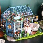Cute DIY Miniature Dollhouse Kit - Rose Garden Tea House