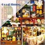 Cute DIY Miniature Dollhouse Kit - Rose Garden Tea House