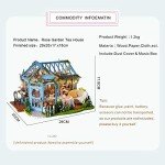 Cute DIY Miniature Dollhouse Kit - Rose Garden Tea House