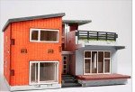 Modern House Wooden Model Kit by Youngmodeler