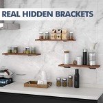 8 Pack Heavy Duty Floating Shelf Brackets