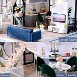 TuKIIE Miniature Dollhouse Kit with Furniture
