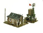 Western Homestead HO Scale Train Building Kit