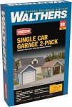 Walthers HO Scale Single-Car Garage Model Kit