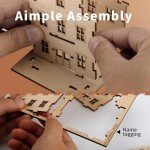 Retro Town 3D Wooden Puzzles for Adults