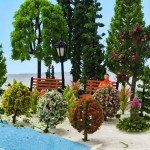Miniature Scenery Kit with Trees and Figures