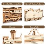 ROKR 3D Wooden Mechanical Train Puzzle Kit