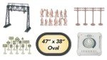 Rail Chief HO Scale 130-Piece Electric Train Set
