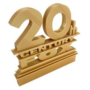 MO'FUN 20th Century Fox Logo Toy Sign - Gold