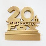 MO'FUN 20th Century Fox Logo Toy Sign - Gold