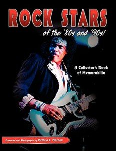 80's and 90's Rock Star Memorabilia Collector's Book