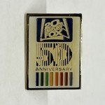 Vintage ‘80s 20th Century Fox Anniversary Enamel Pin