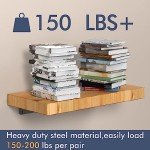 8 Pack Heavy Duty Floating Shelf Brackets