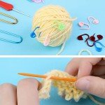 JUPEAN Knitting and Crochet Supplies Kit