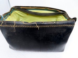 1930s Cowhide Leather Traveler Attache Bag