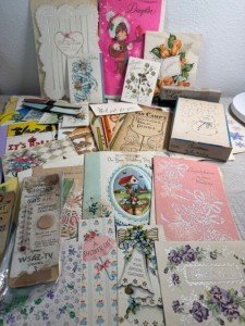 Vintage Greeting Cards Lot for Crafting & Collecting