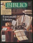 Biblio: Magazine for Book Collectors, Volume 1