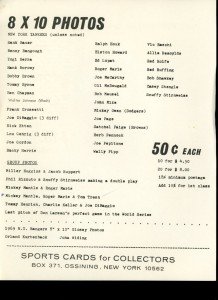 1970 Sports Card Collector's Price Guide