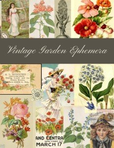 Garden-Themed Vintage Ephemera Collection