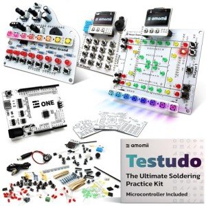 amomii Testudo Soldering Practice Kit for Beginners